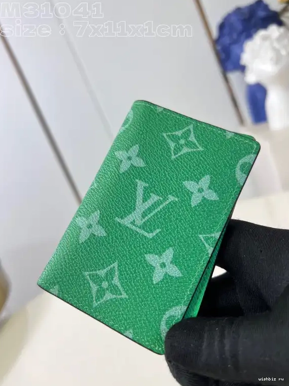 WIS LOUIS Organizer-7.5*11.1*1 VUITTON cm Pocket 0412